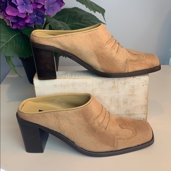 Zodiac Western Style Suede Mules Size 6 - Picture 3 of 7